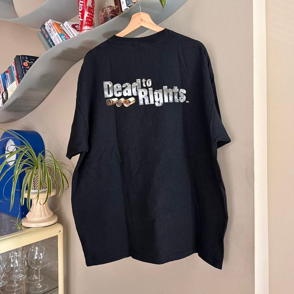 Vintage Namco Dead To Rights Video Game Promo Shirt